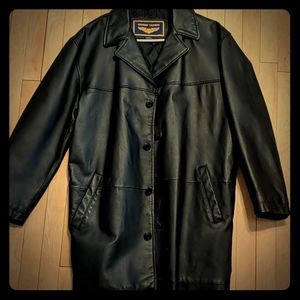 airborne leather motorcycle jacket